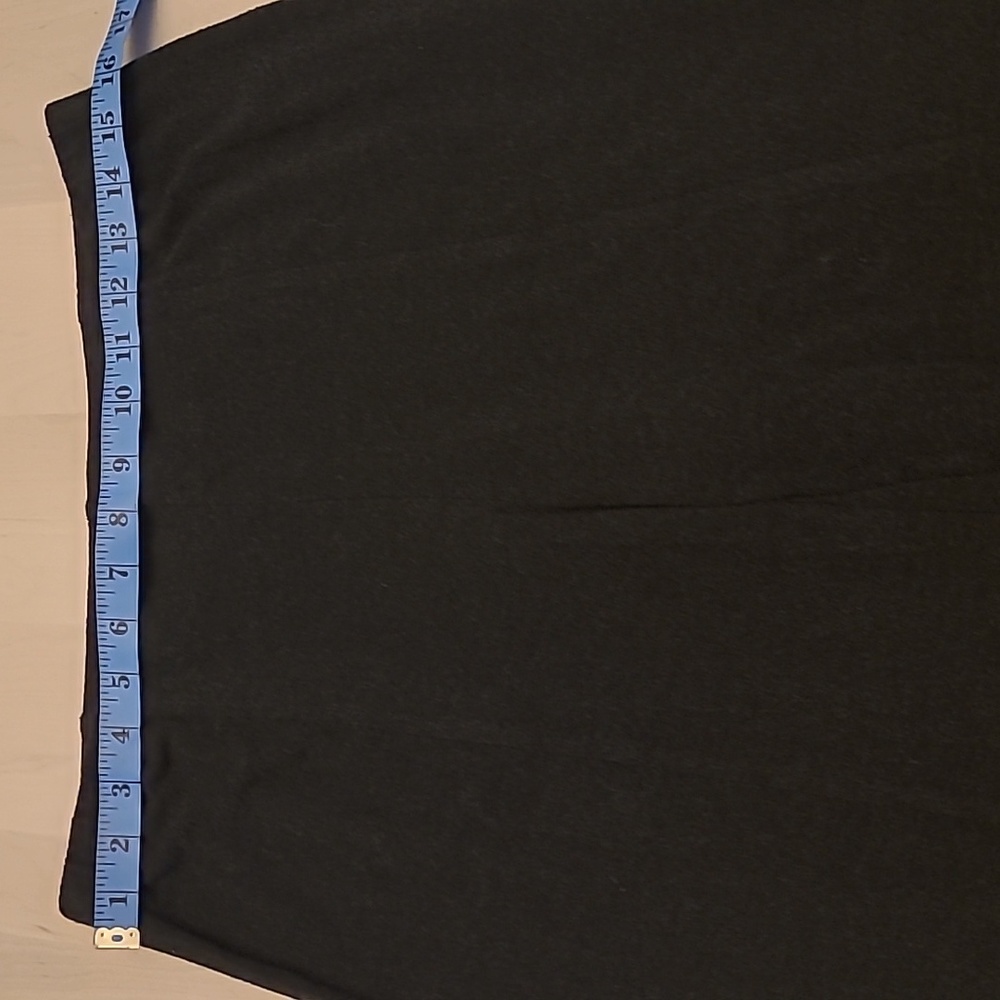 LIKE NEW Eileen Fisher Charcoal Grey Pull on Pants with Elastic Waist - Picture 5 of 11